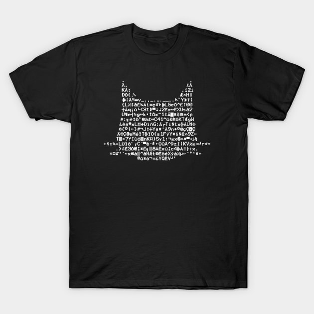 Code Cat (dark) T-Shirt by Loading Artist